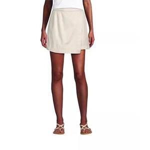 Lands End Skort Women's 14T Coastal Street‎ Denim Utility Beach  Active